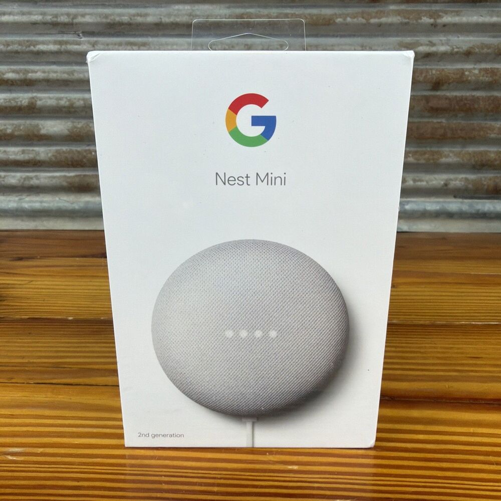 Google Nest Mini 2nd Generation Smart Speaker -New Sealed